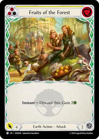 Fruits of the Forest (Yellow) (56) [ROS] - Flesh and Blood TCG Single