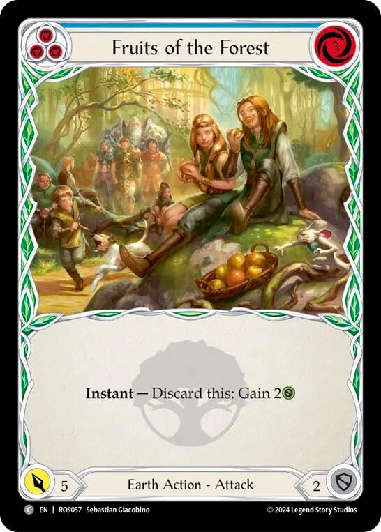 Fruits of the Forest (Blue) (57) [ROS] - Flesh and Blood TCG Single