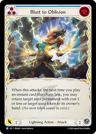 Blast to Oblivion (Blue) (81) [ROS] - Flesh and Blood TCG Single