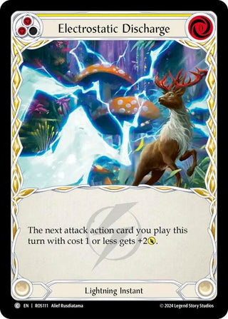 Electrostatic Discharge (Yellow) (111) [ROS] - Flesh and Blood TCG Single