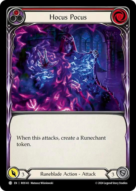 Hocus Pocus (Red) (143) [ROS] - Flesh and Blood TCG Single