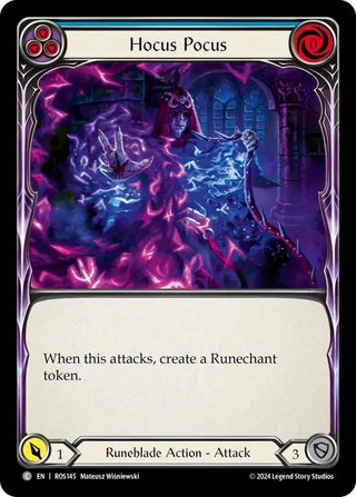 Hocus Pocus (Blue) (145) [ROS] - Flesh and Blood TCG Single