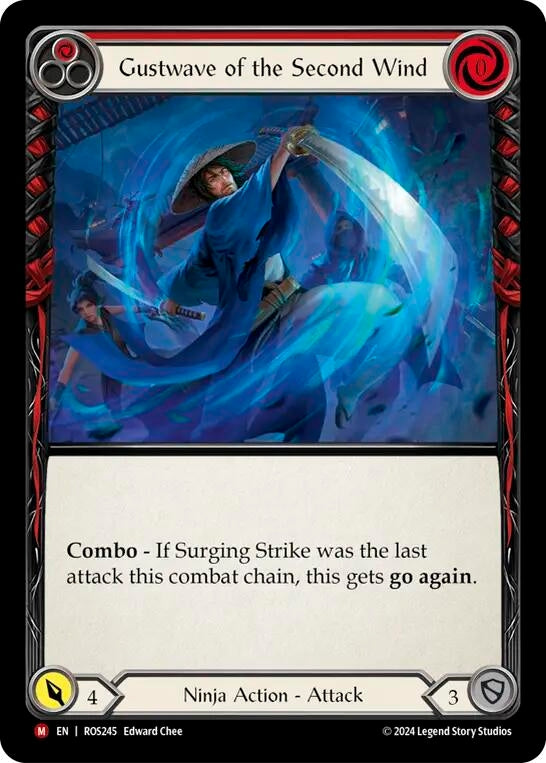 Gustwave of the Second Wind (245) [ROS] - Flesh and Blood TCG Single