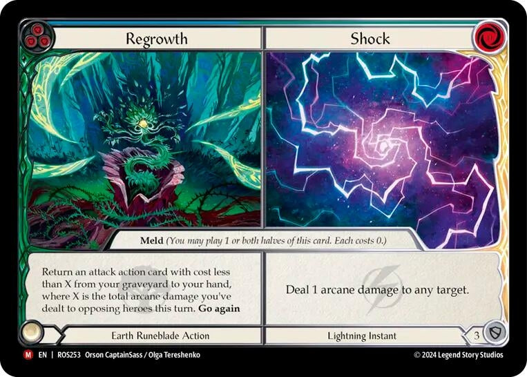 Regrowth // Shock (253) [ROS] - Flesh and Blood TCG Single