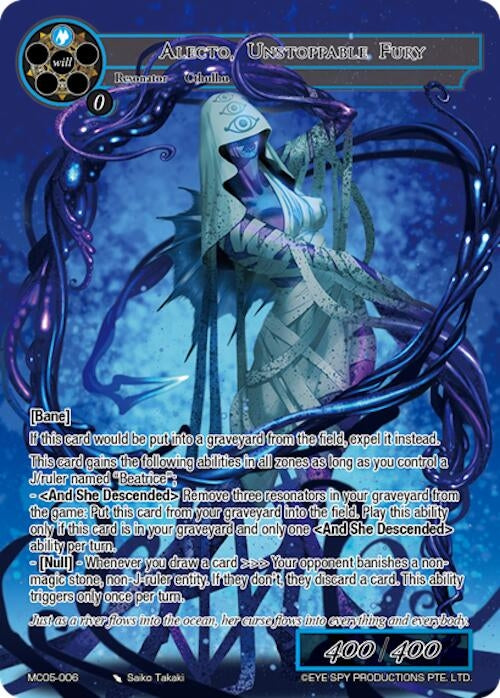 Alecto Unstoppable Fury (5006) [MC05] - Force of Will Single