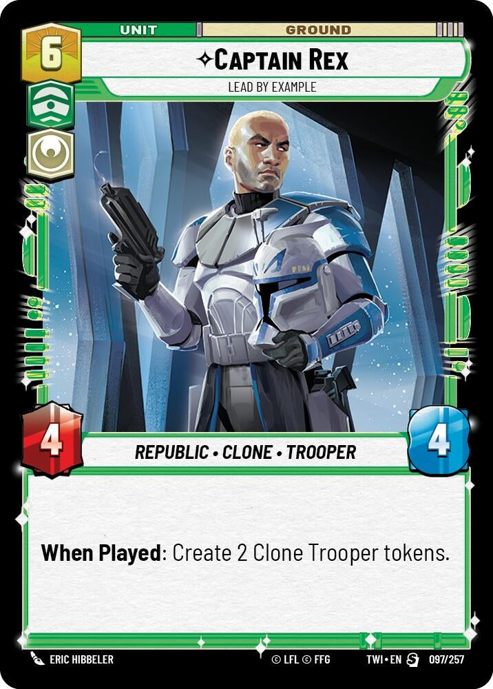 Captain Rex - Lead by Example (97) (TOR) - Star Wars: Unlimited Single