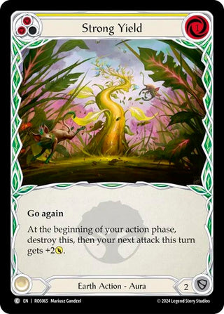 Strong Yield (Yellow) (65) [ROS] - Flesh and Blood TCG Single