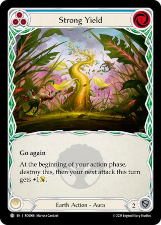 Strong Yield (Blue) (66) [ROS] - Flesh and Blood TCG Single