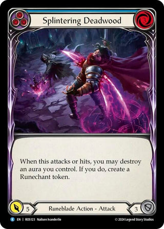 Splintering Deadwood (Blue) (123) [ROS] - Flesh and Blood TCG Single