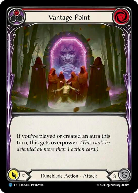 Vantage Point (Red) (124) [ROS] - Flesh and Blood TCG Single