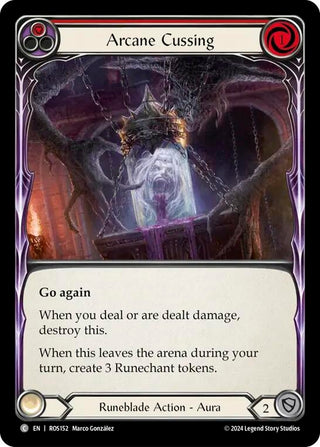 Arcane Cussing (Red) (152) [ROS] - Flesh and Blood TCG Single