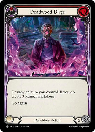 Deadwood Dirge (Red) (155) [ROS] - Flesh and Blood TCG Single