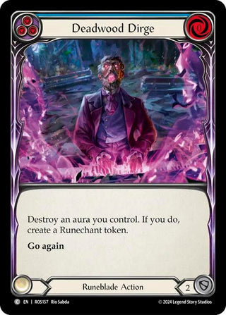 Deadwood Dirge (Blue) (157) [ROS] - Flesh and Blood TCG Single