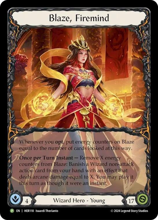 Blaze Firemind - HER118 (118) [PR] - Flesh and Blood TCG Single