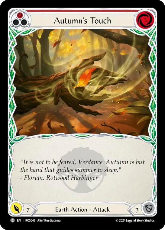 Autumn’s Touch (Red) (46) [ROS] - Flesh and Blood TCG Single