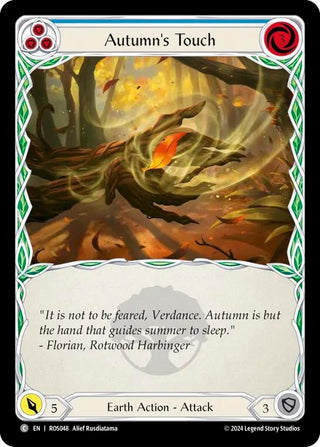 Autumn’s Touch (Blue) (48) [ROS] - Flesh and Blood TCG Single