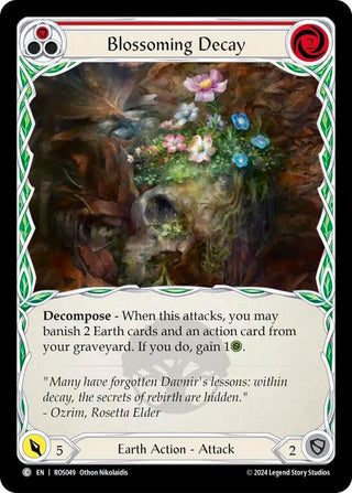 Blossoming Decay (Red) (49) [ROS] - Flesh and Blood TCG Single