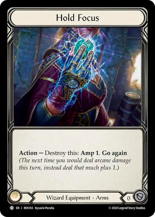 Hold Focus (165) [ROS] - Flesh and Blood TCG Single