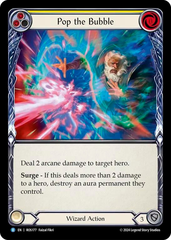 Pop the Bubble (Yellow) (177) [ROS] - Flesh and Blood TCG Single