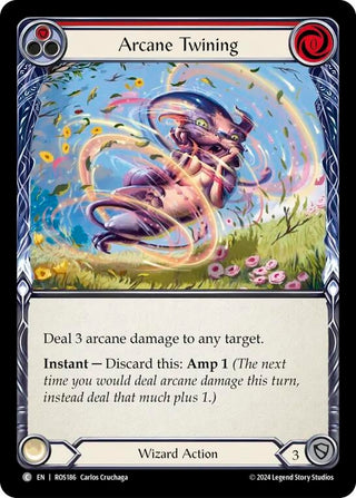Arcane Twining (Red) (186) [ROS] - Flesh and Blood TCG Single