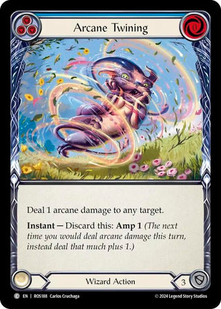 Arcane Twining (Blue) (188) [ROS] - Flesh and Blood TCG Single