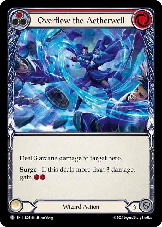 Overflow the Aetherwell (Red) (198) [ROS] - Flesh and Blood TCG Single