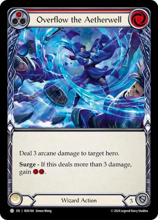Overflow the Aetherwell (Red) (198) [ROS] - Flesh and Blood TCG Single