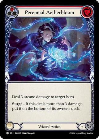 Perennial Aetherbloom (Red) (201) [ROS] - Flesh and Blood TCG Single