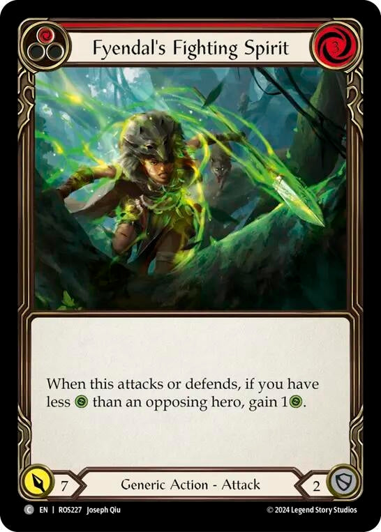Fyendal’s Fighting Spirit (Red) (227) [ROS] - Flesh and Blood TCG Single