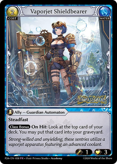 Image for Vaporjet Shieldbearer (058) (Promotional Cards) - Grand Archive TCG