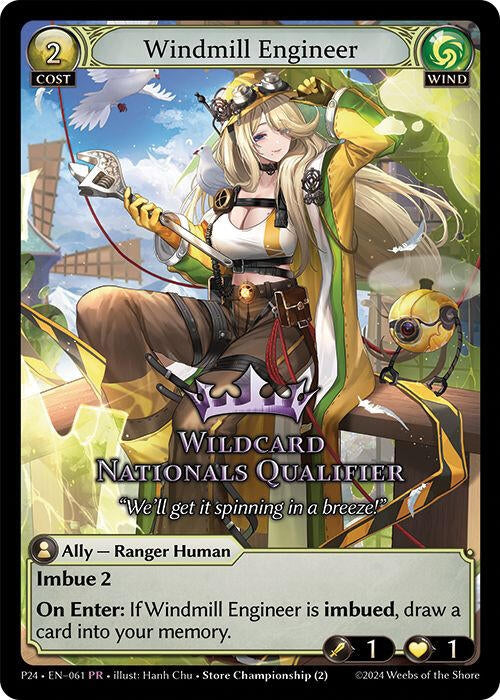 Image for Windmill Engineer (061) (Promotional Cards) - Grand Archive TCG