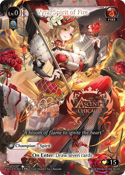 Image for Vyra, Spirit of Fire (CPR) (067) (Promotional Cards) - Grand Archive TCG