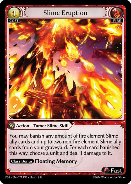 Image for Slime Eruption (077) (Promotional Cards) - Grand Archive TCG