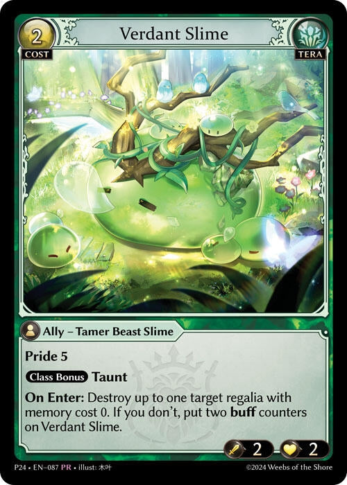 Image for Verdant Slime (087) (Promotional Cards) - Grand Archive TCG