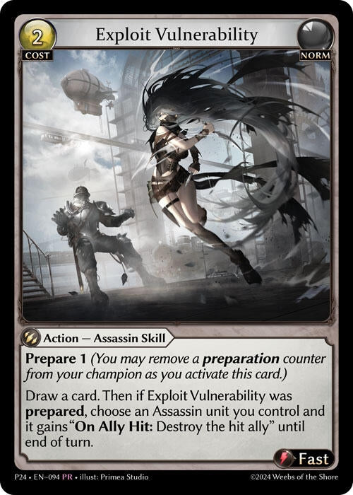 Image for Exploit Vulnerability (094) (Promotional Cards) - Grand Archive TCG