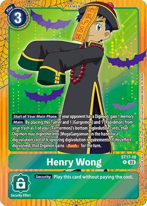 Henry Wong (Halloween Event 2024) (1710) [ST-17] - Digimon Card Game Single