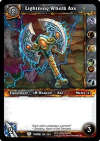 Lightning Whelk Axe - WoW Single