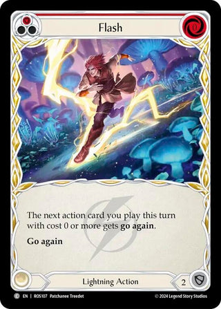 Flash (Red) (107) [ROS] - Flesh and Blood TCG Single