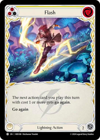 Flash (Yellow) (108) [ROS] - Flesh and Blood TCG Single