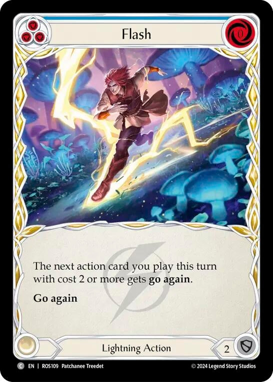 Flash (Blue) (109) [ROS] - Flesh and Blood TCG Single