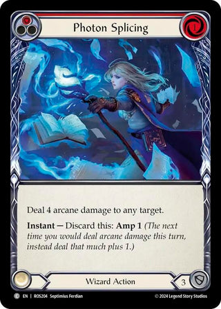Photon Splicing (Red) (204) [ROS] - Flesh and Blood TCG Single