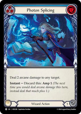 Photon Splicing (Blue) (206) [ROS] - Flesh and Blood TCG Single