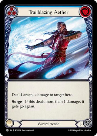 Trailblazing Aether (Blue) (209) [ROS] - Flesh and Blood TCG Single