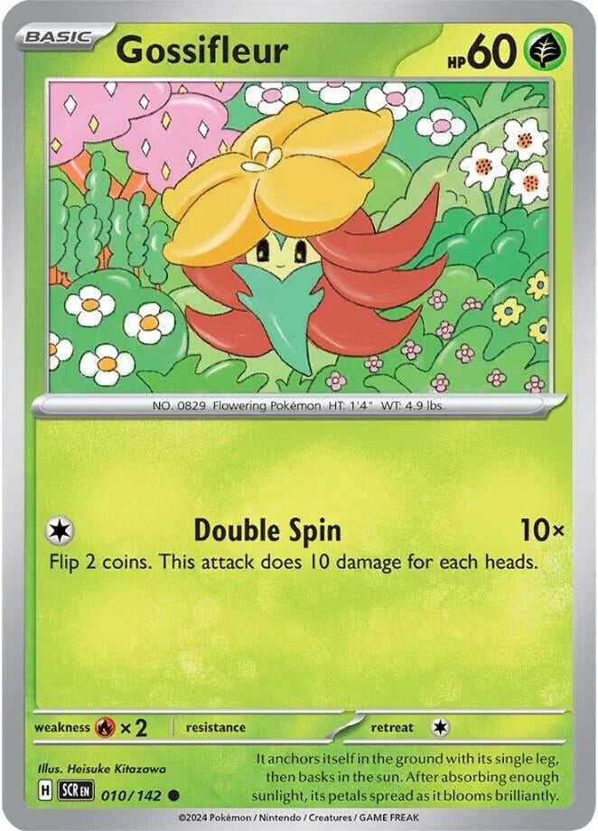 Image for Gossifleur (010/142) (SV07: Stellar Crown) - Pokemon