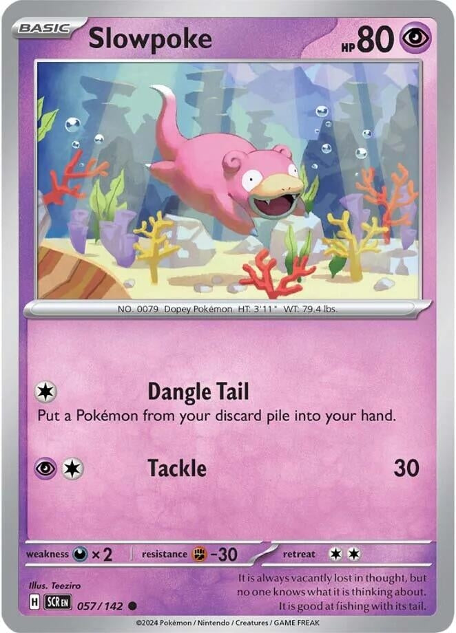 Slowpoke (057/142) [SV07: Stellar Crown] - Pokemon Single