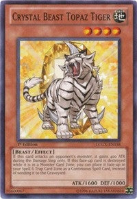 Crystal Beast Topaz Tiger (158) (LC02) - YuGiOh Single