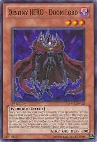 Destiny HERO - Doom Lord (122) (LC02) - YuGiOh Single