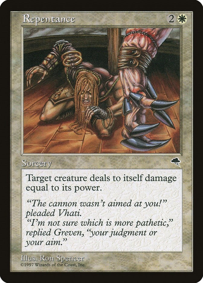 Repentance (37) [TMP] - MTG Single
