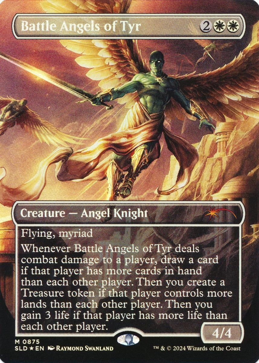 Battle Angels of Tyr (Rainbow Foil) (875) [SLD] - MTG Single