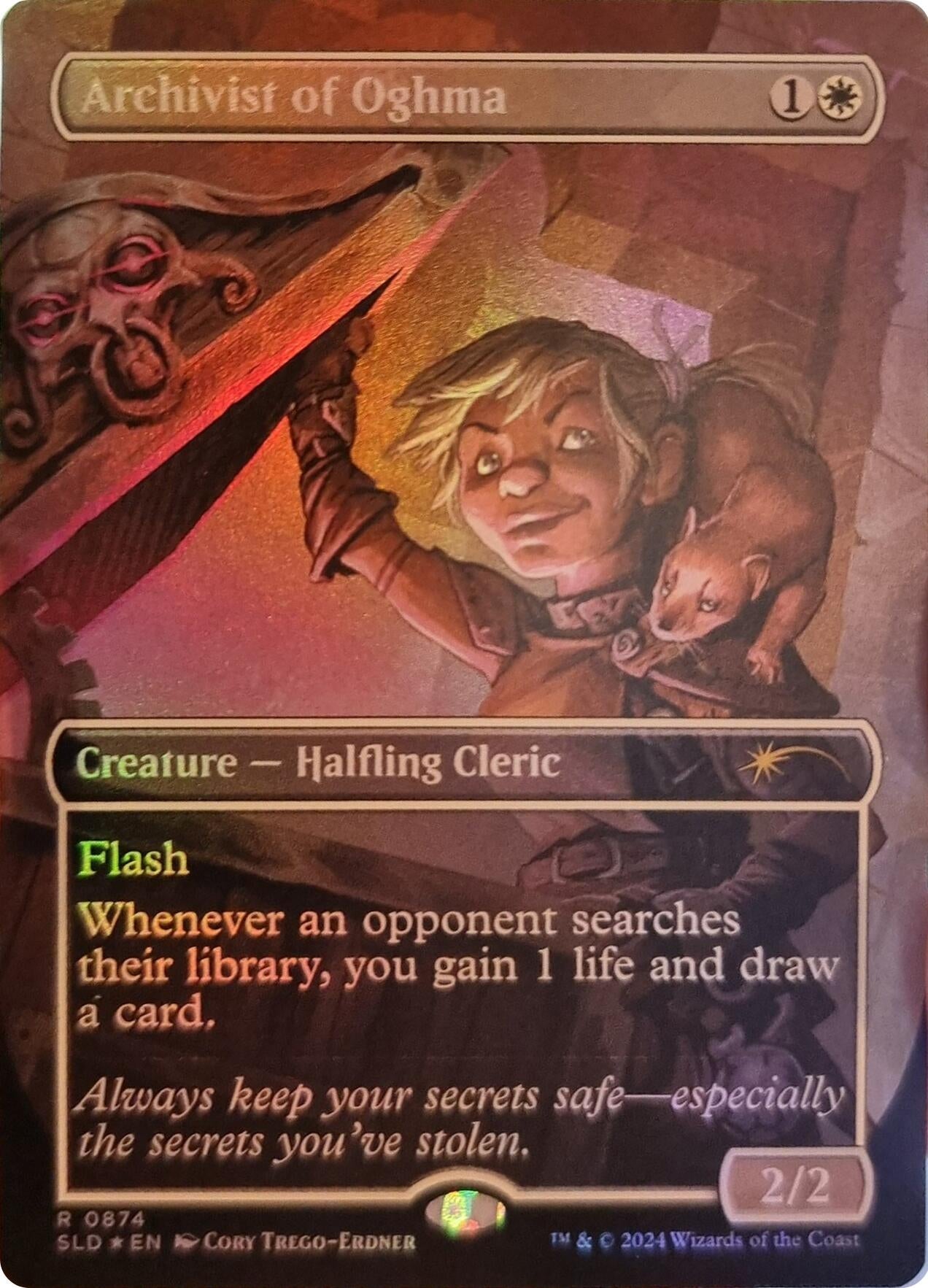 Archivist of Oghma (Rainbow Foil) (874) [SLD] - MTG Single